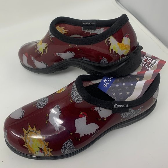 Size 6 Chicken Red Sloggers Waterproof Rain & Garden Shoes Brand New With Tags - Picture 3 of 5